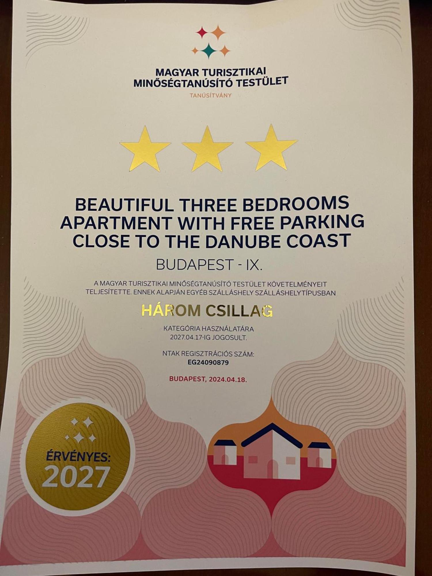 Beautiful Three Bedrooms Apartment With Free Parking Close To The Danube Coast Βουδαπέστη Εξωτερικό φωτογραφία